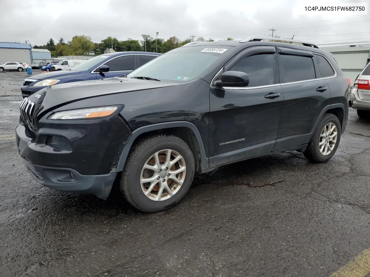 2015 Jeep Cherokee Latitude VIN: 1C4PJMCS1FW682750 Lot: 69950724