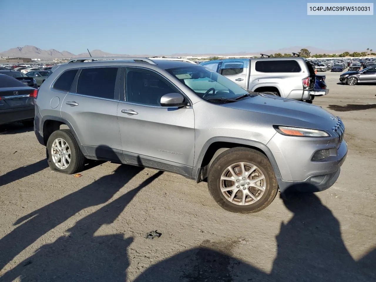 2015 Jeep Cherokee Latitude VIN: 1C4PJMCS9FW510031 Lot: 69960224