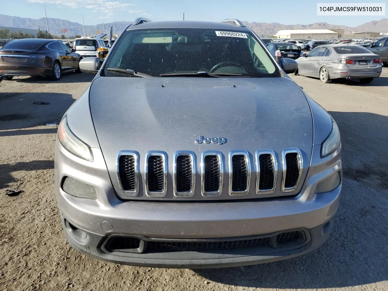 2015 Jeep Cherokee Latitude VIN: 1C4PJMCS9FW510031 Lot: 69960224