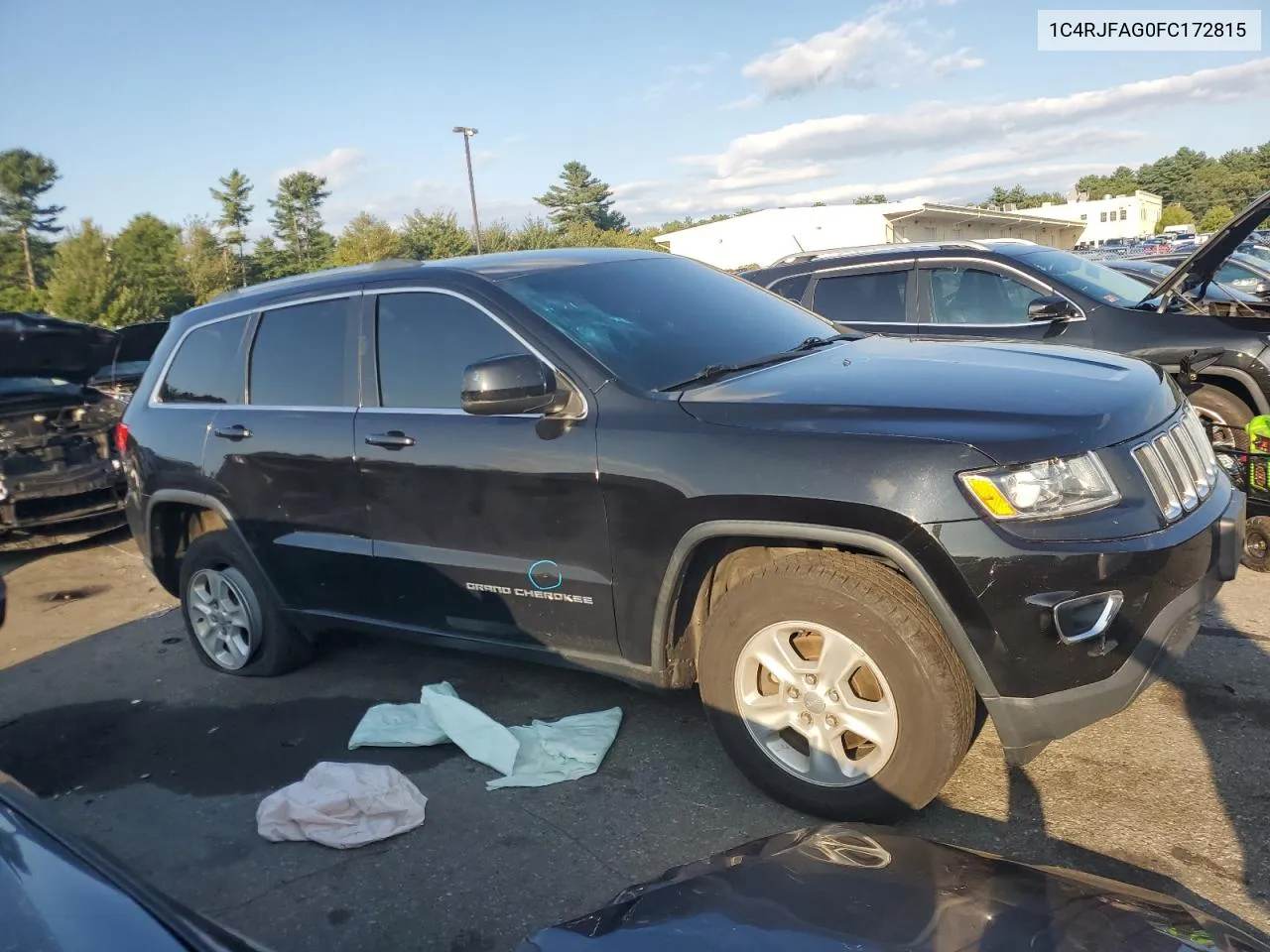 2015 Jeep Grand Cherokee Laredo VIN: 1C4RJFAG0FC172815 Lot: 69991414