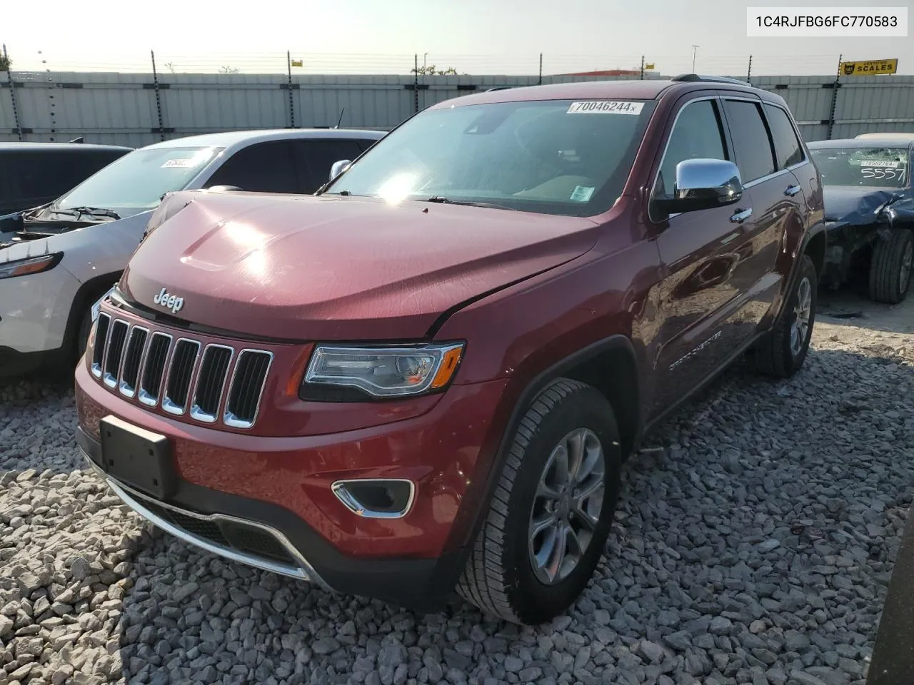 2015 Jeep Grand Cherokee Limited VIN: 1C4RJFBG6FC770583 Lot: 70046244