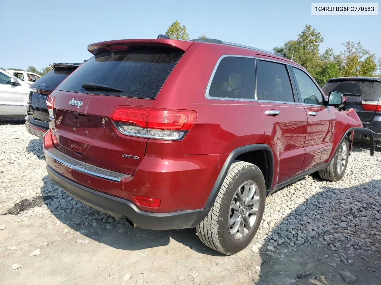 2015 Jeep Grand Cherokee Limited VIN: 1C4RJFBG6FC770583 Lot: 70046244