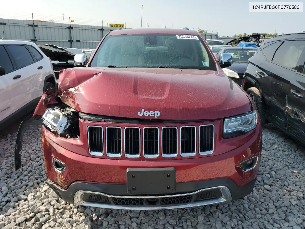 2015 Jeep Grand Cherokee Limited VIN: 1C4RJFBG6FC770583 Lot: 70046244