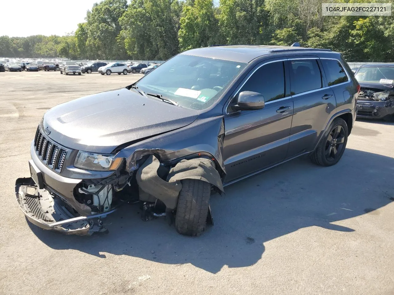 2015 Jeep Grand Cherokee Laredo VIN: 1C4RJFAG2FC227121 Lot: 70189374