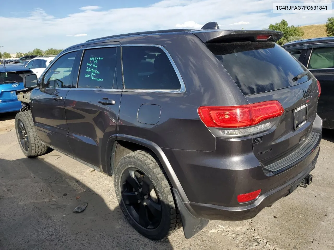 1C4RJFAG7FC631841 2015 Jeep Grand Cherokee Laredo