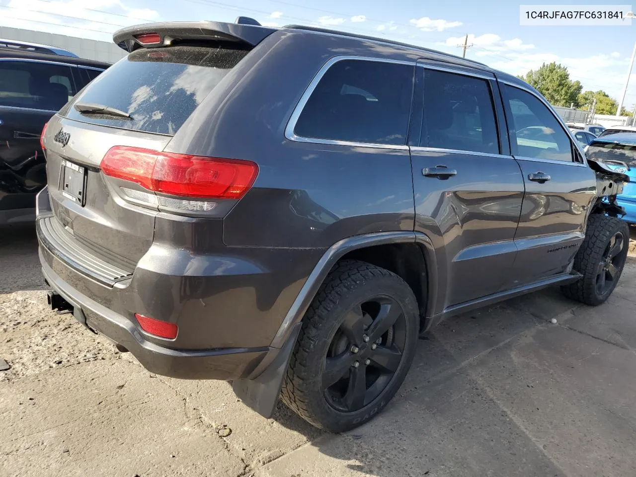 1C4RJFAG7FC631841 2015 Jeep Grand Cherokee Laredo