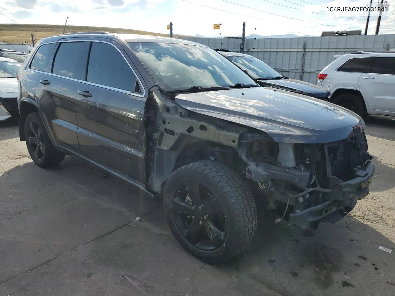 1C4RJFAG7FC631841 2015 Jeep Grand Cherokee Laredo