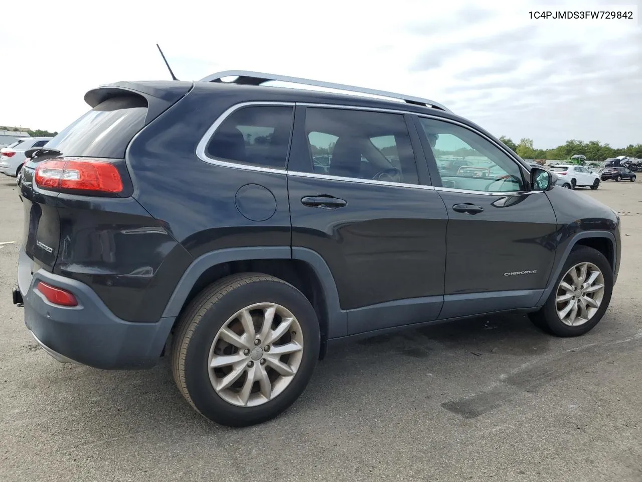 2015 Jeep Cherokee Limited VIN: 1C4PJMDS3FW729842 Lot: 70368384