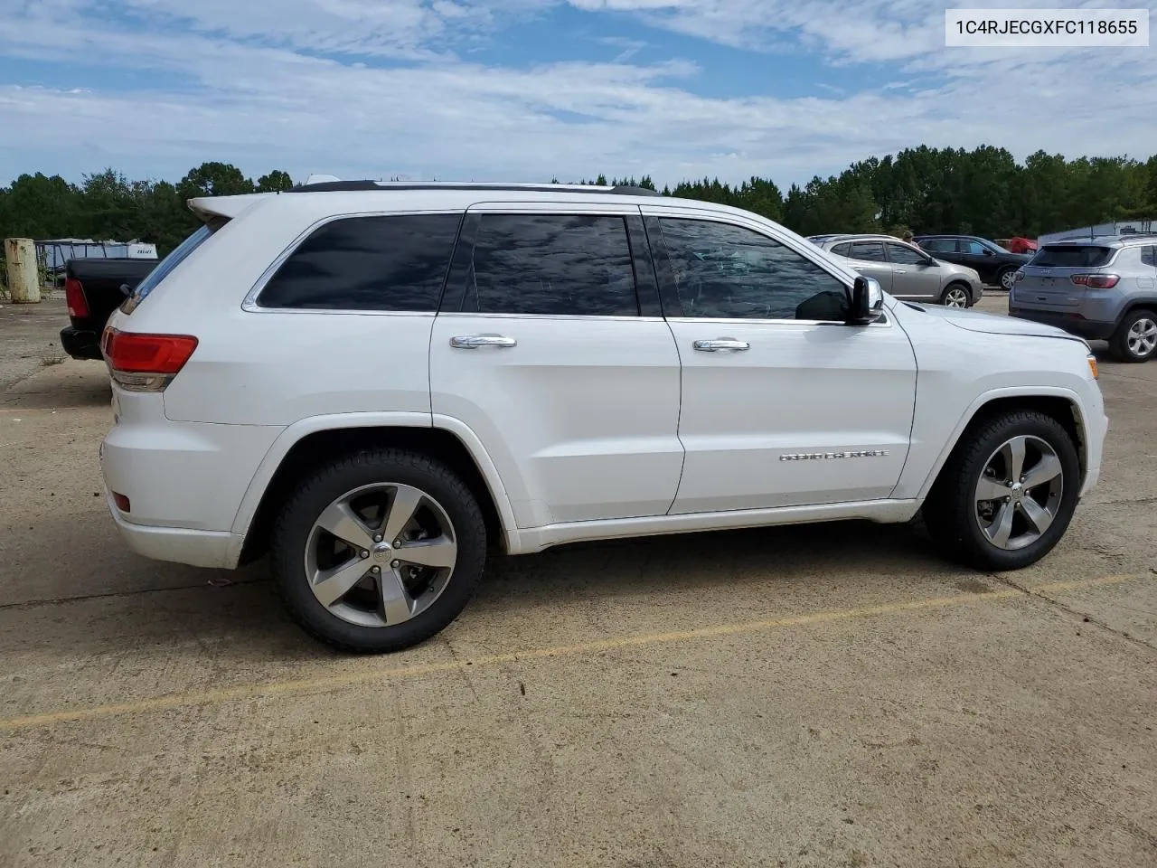 2015 Jeep Grand Cherokee Overland VIN: 1C4RJECGXFC118655 Lot: 70375264