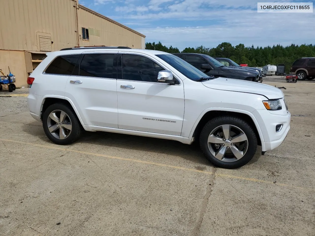 2015 Jeep Grand Cherokee Overland VIN: 1C4RJECGXFC118655 Lot: 70375264