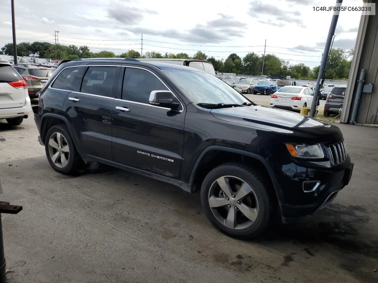 2015 Jeep Grand Cherokee Limited VIN: 1C4RJFBG5FC663038 Lot: 70381324