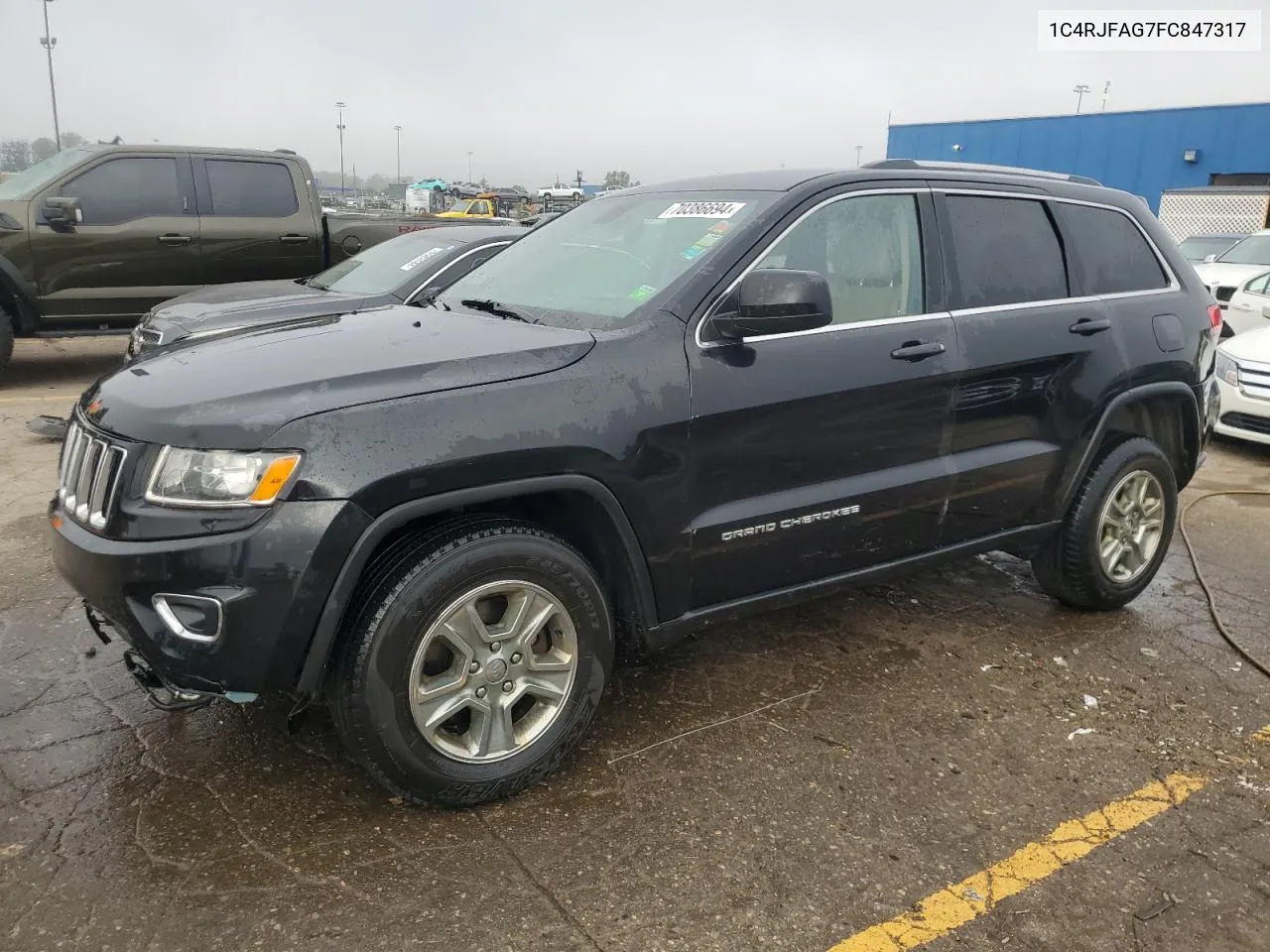 2015 Jeep Grand Cherokee Laredo VIN: 1C4RJFAG7FC847317 Lot: 70386694