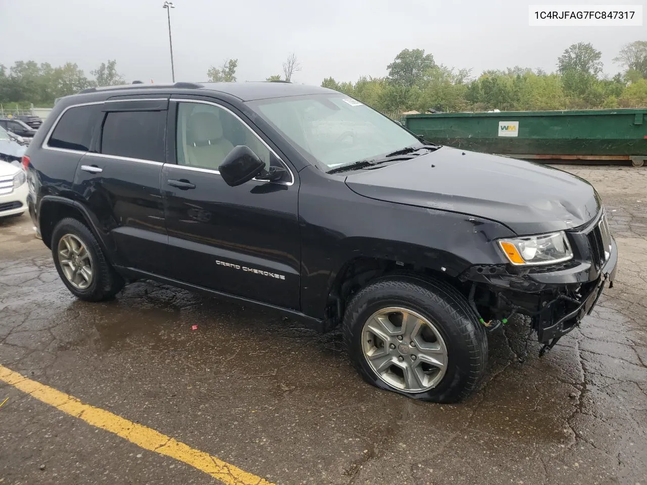 2015 Jeep Grand Cherokee Laredo VIN: 1C4RJFAG7FC847317 Lot: 70386694