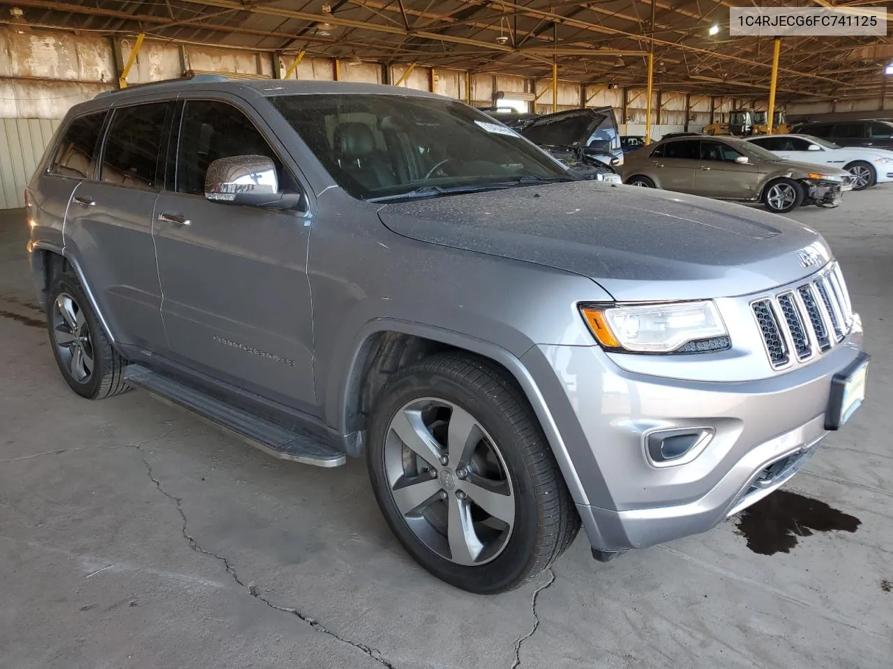 2015 Jeep Grand Cherokee Overland VIN: 1C4RJECG6FC741125 Lot: 70464494