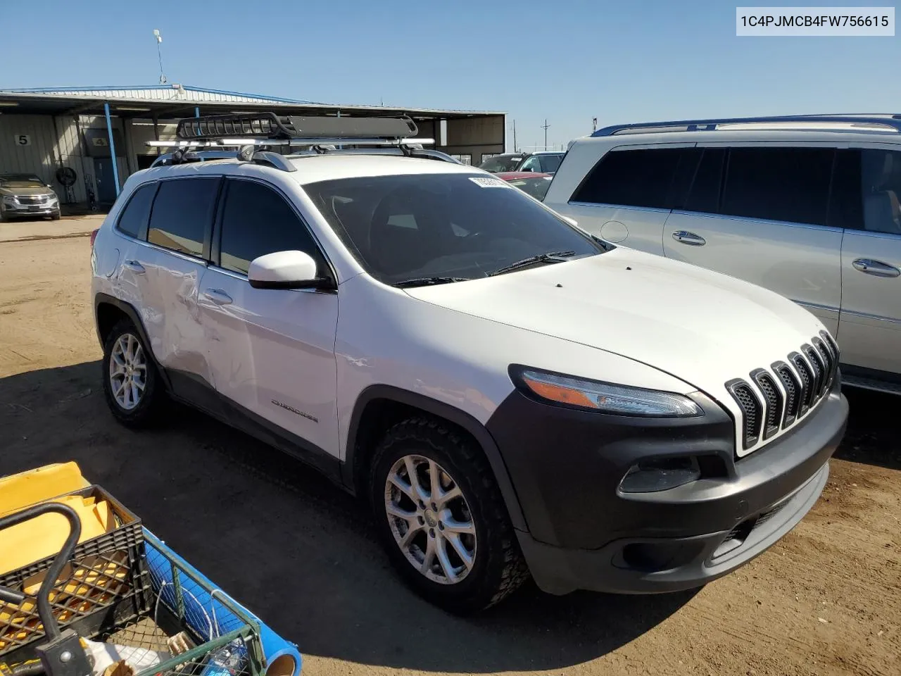 2015 Jeep Cherokee Latitude VIN: 1C4PJMCB4FW756615 Lot: 70526114