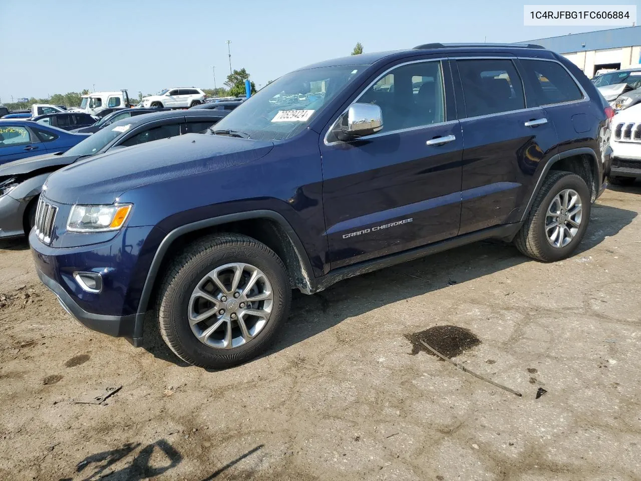 2015 Jeep Grand Cherokee Limited VIN: 1C4RJFBG1FC606884 Lot: 70529424