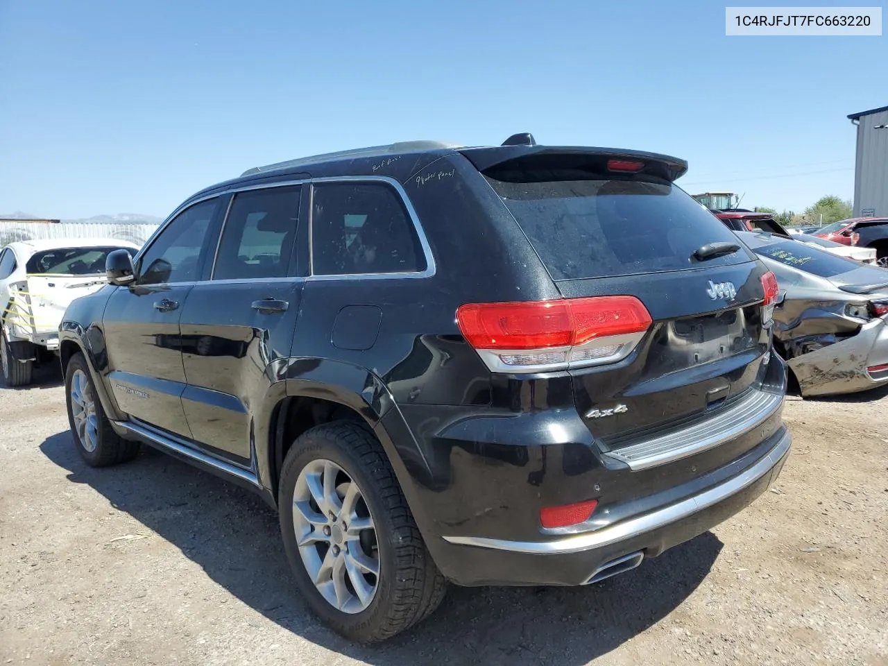 2015 Jeep Grand Cherokee Summit VIN: 1C4RJFJT7FC663220 Lot: 70536424