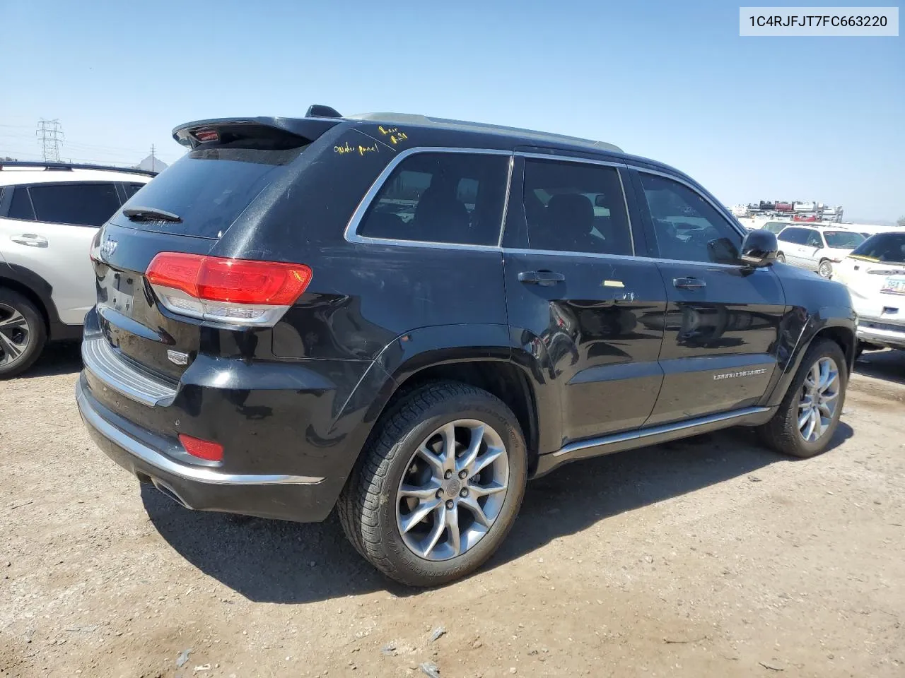 2015 Jeep Grand Cherokee Summit VIN: 1C4RJFJT7FC663220 Lot: 70536424