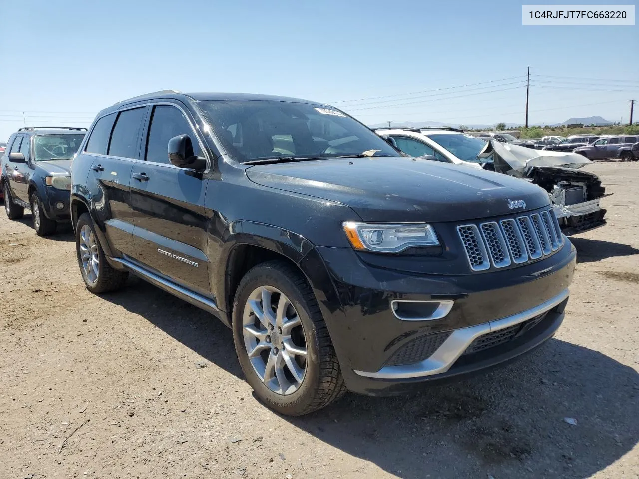 2015 Jeep Grand Cherokee Summit VIN: 1C4RJFJT7FC663220 Lot: 70536424