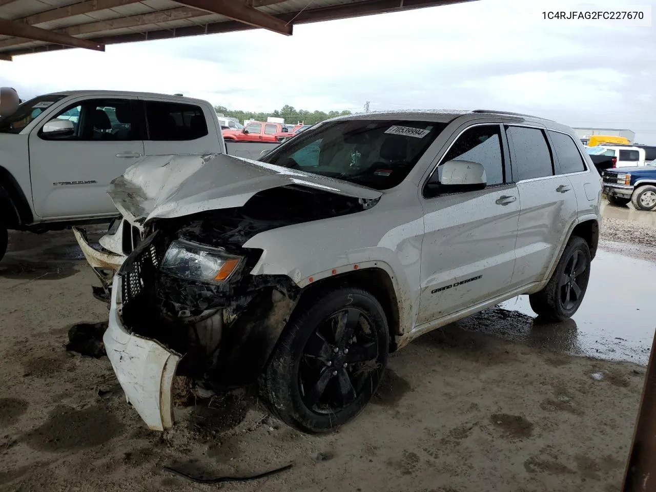 2015 Jeep Grand Cherokee Laredo VIN: 1C4RJFAG2FC227670 Lot: 70539994