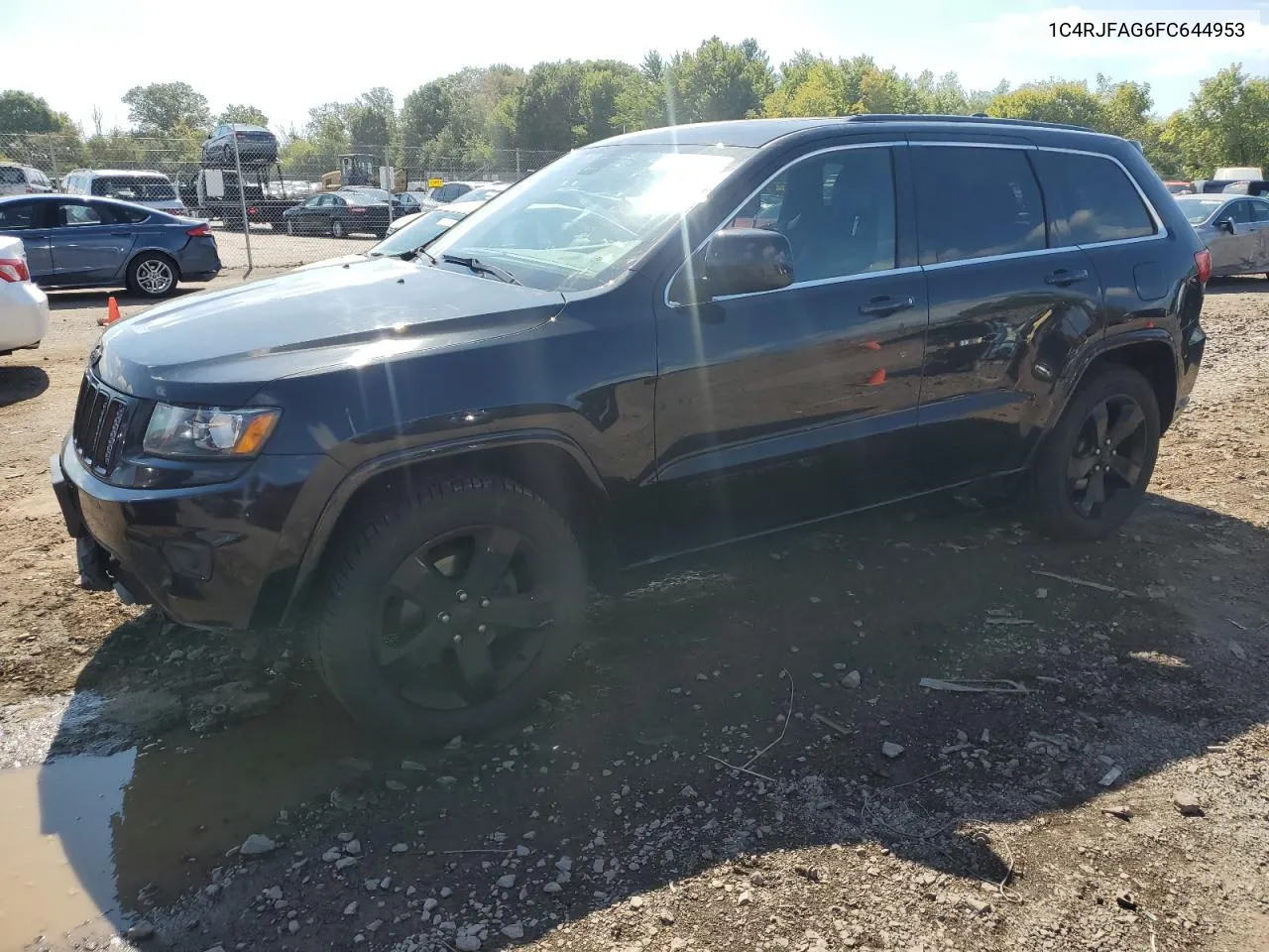 2015 Jeep Grand Cherokee Laredo VIN: 1C4RJFAG6FC644953 Lot: 70661224