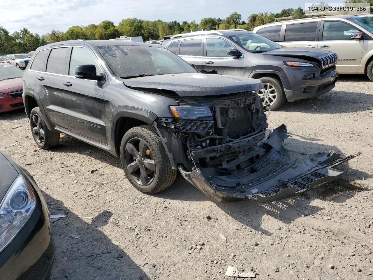 2015 Jeep Grand Cherokee Overland VIN: 1C4RJFCG3FC191386 Lot: 70661654