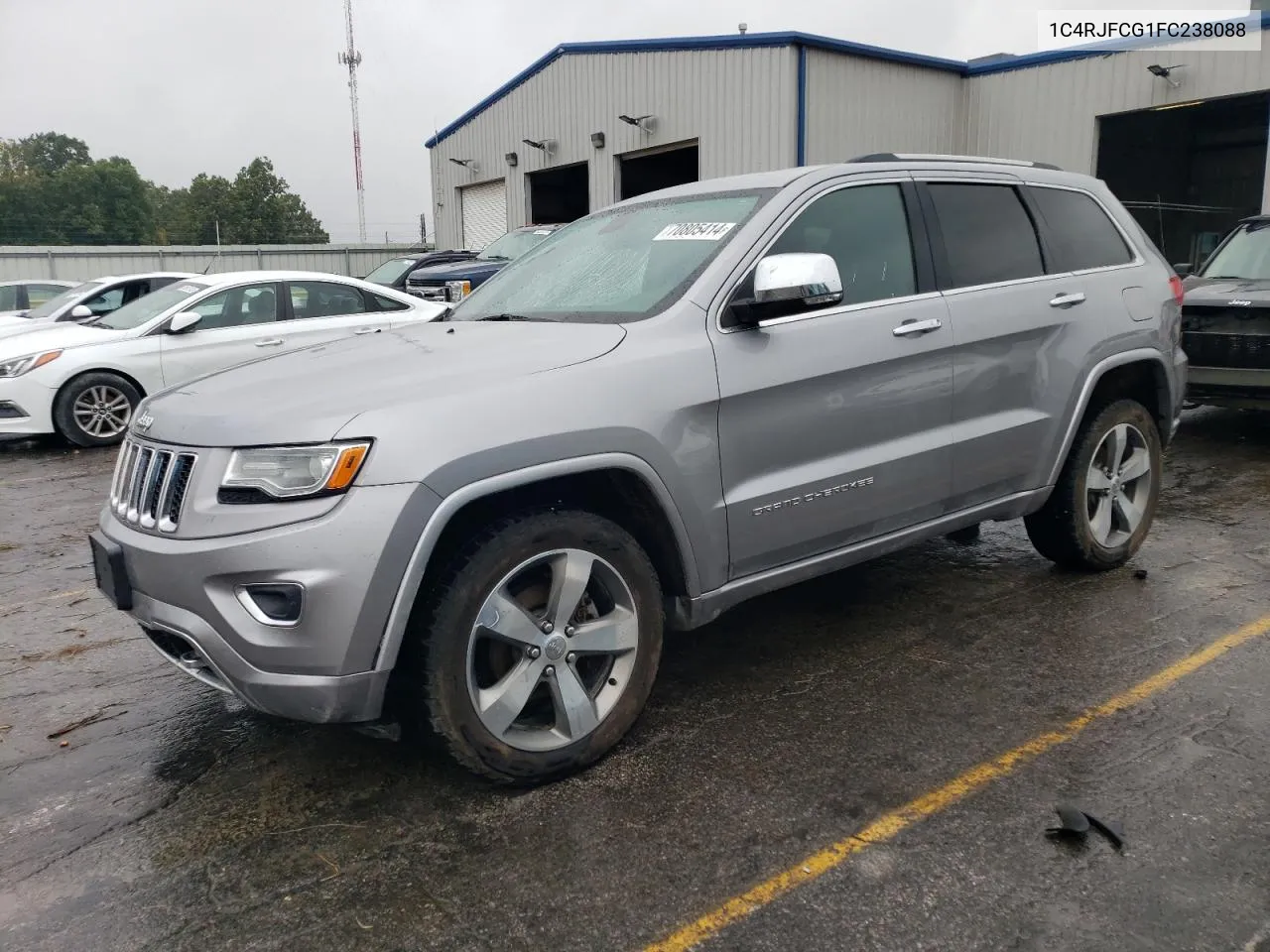 2015 Jeep Grand Cherokee Overland VIN: 1C4RJFCG1FC238088 Lot: 70805414