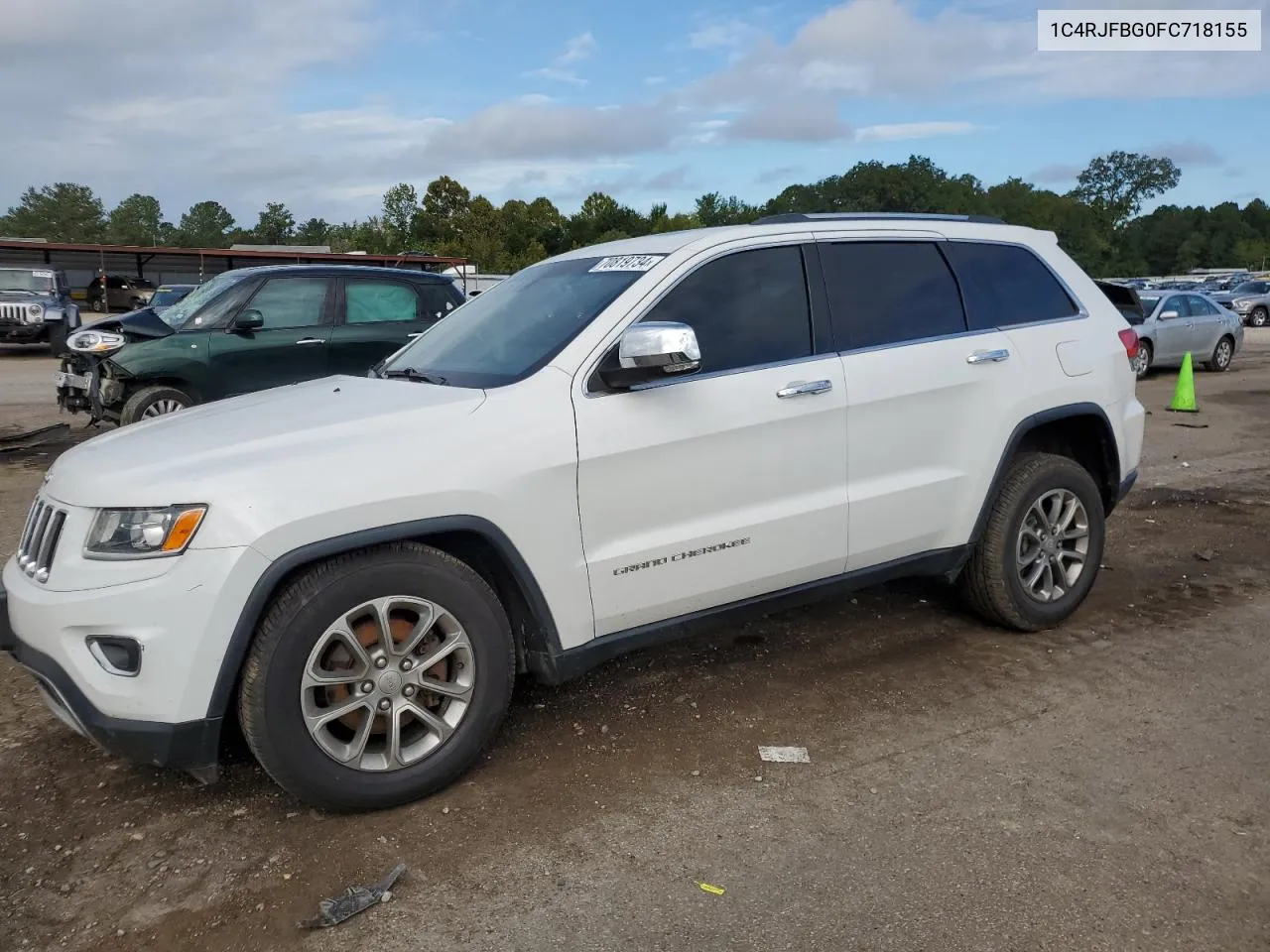 2015 Jeep Grand Cherokee Limited VIN: 1C4RJFBG0FC718155 Lot: 70819734