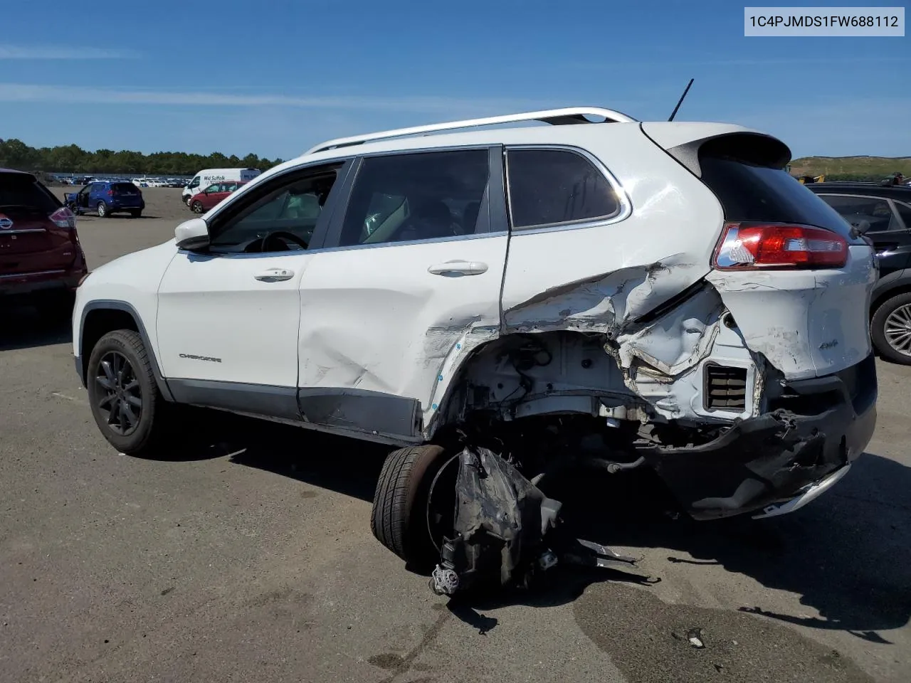 2015 Jeep Cherokee Limited VIN: 1C4PJMDS1FW688112 Lot: 70967014