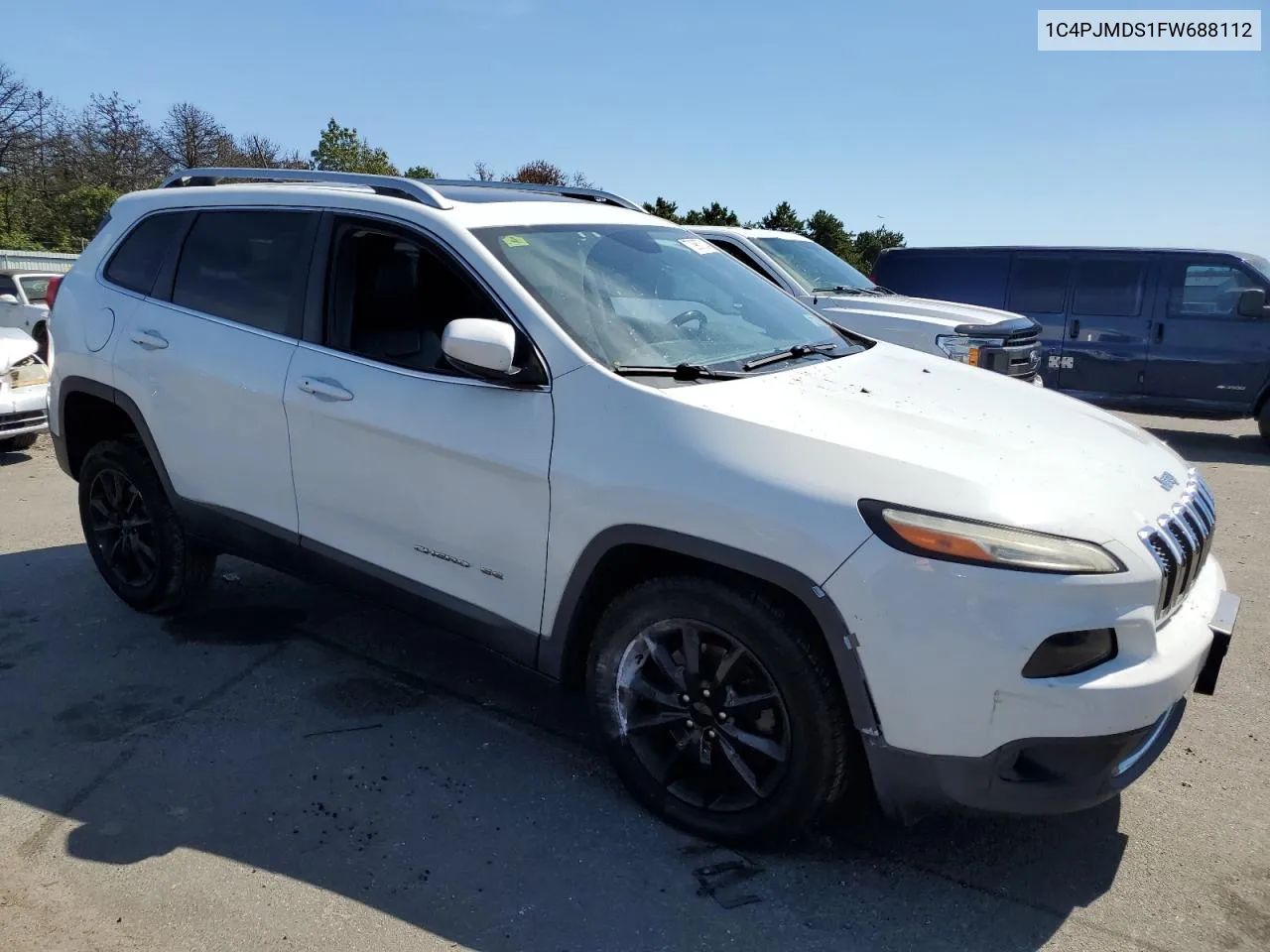 2015 Jeep Cherokee Limited VIN: 1C4PJMDS1FW688112 Lot: 70967014