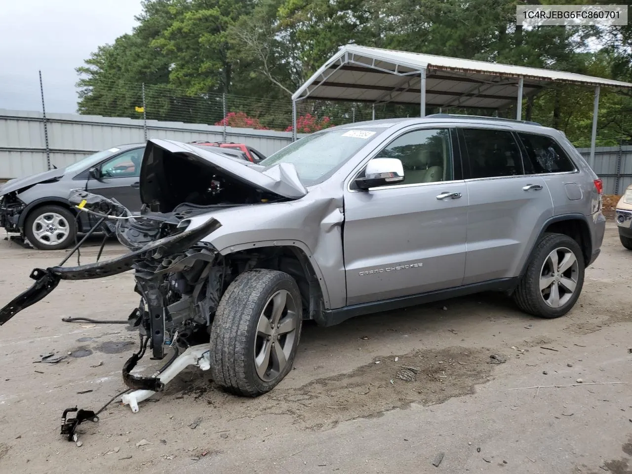 2015 Jeep Grand Cherokee Limited VIN: 1C4RJEBG6FC860701 Lot: 70975554