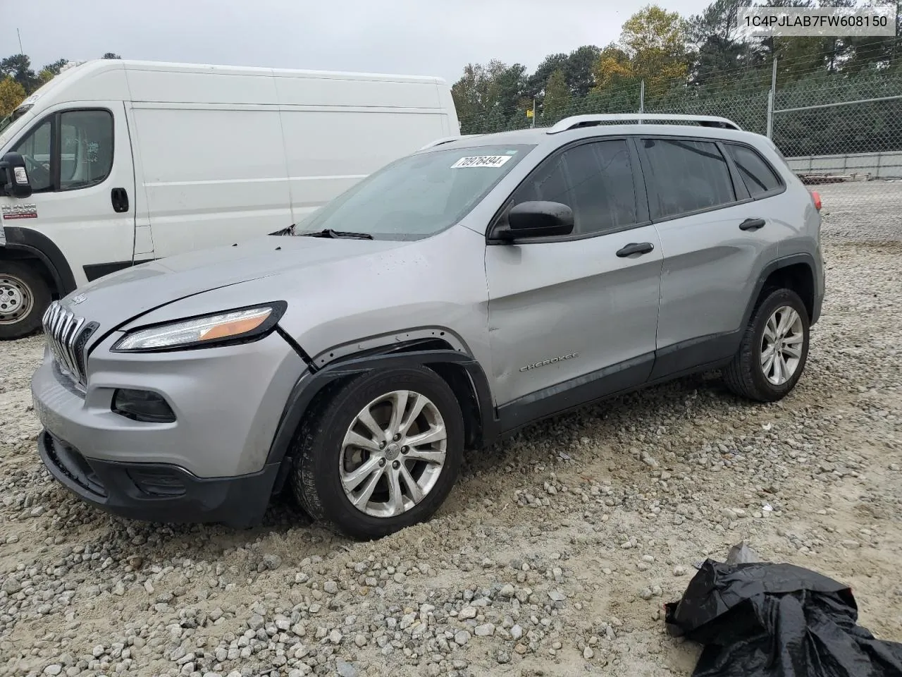 2015 Jeep Cherokee Sport VIN: 1C4PJLAB7FW608150 Lot: 70976494