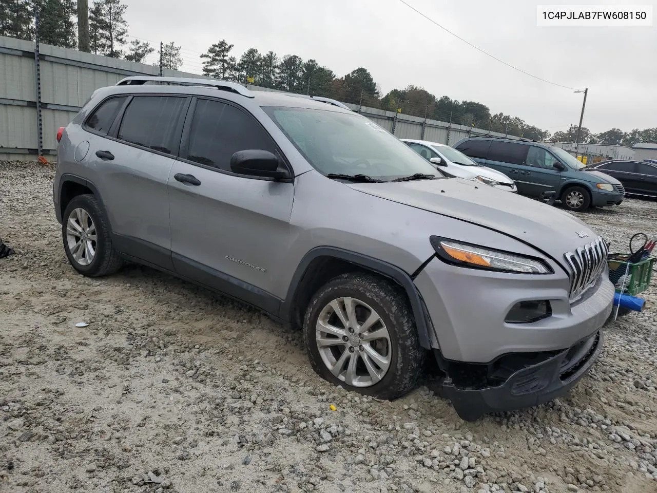 2015 Jeep Cherokee Sport VIN: 1C4PJLAB7FW608150 Lot: 70976494