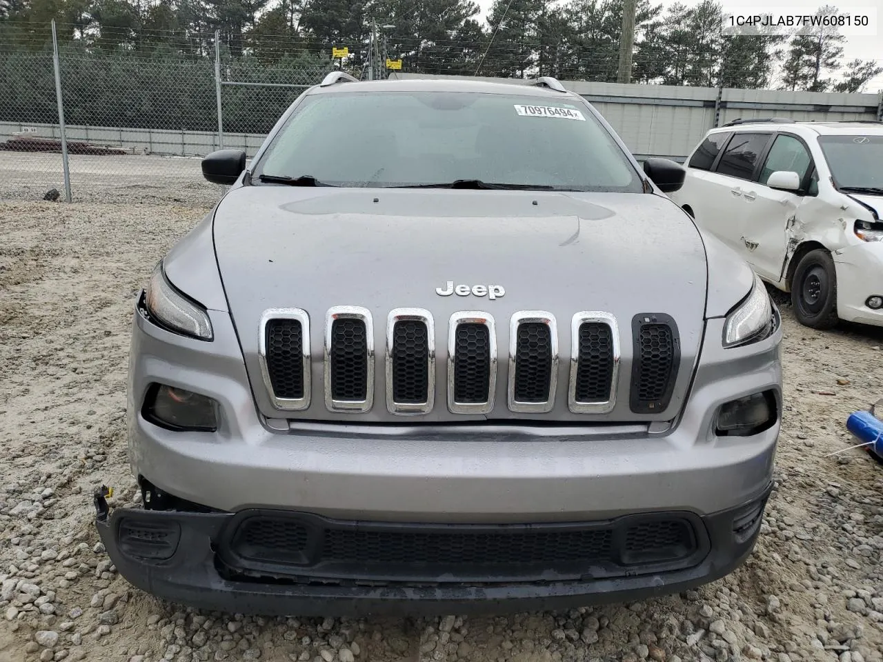 2015 Jeep Cherokee Sport VIN: 1C4PJLAB7FW608150 Lot: 70976494