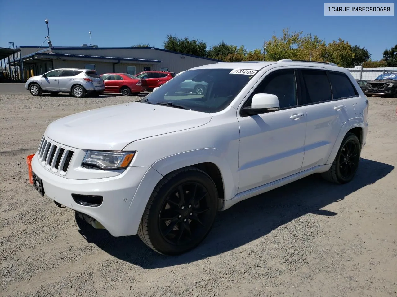 2015 Jeep Grand Cherokee Summit VIN: 1C4RJFJM8FC800688 Lot: 71024724