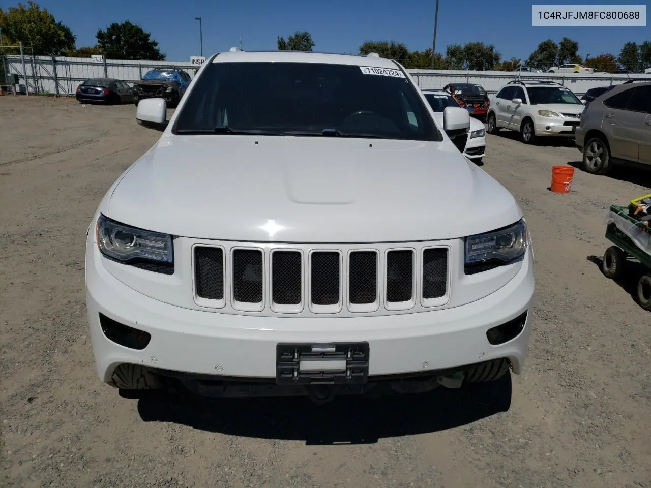 2015 Jeep Grand Cherokee Summit VIN: 1C4RJFJM8FC800688 Lot: 71024724