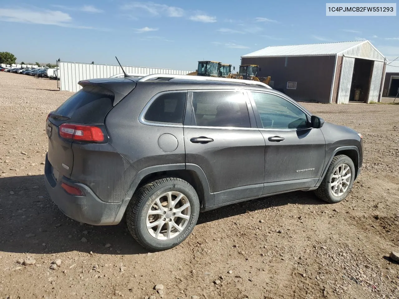 2015 Jeep Cherokee Latitude VIN: 1C4PJMCB2FW551293 Lot: 71044394