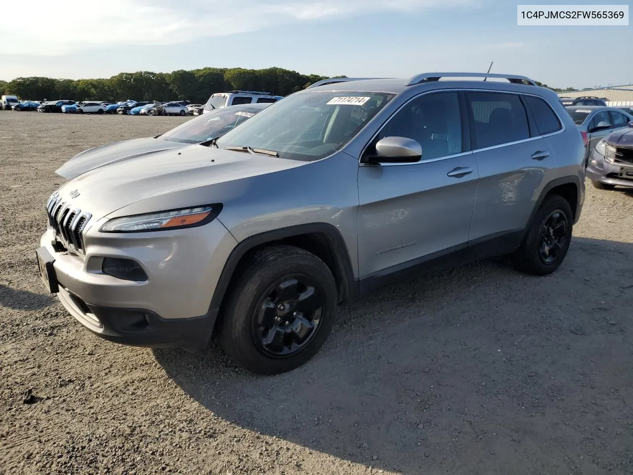 2015 Jeep Cherokee Latitude VIN: 1C4PJMCS2FW565369 Lot: 71174714