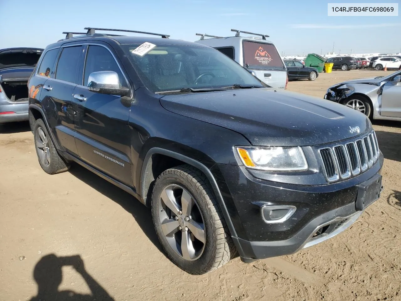 2015 Jeep Grand Cherokee Limited VIN: 1C4RJFBG4FC698069 Lot: 71177934