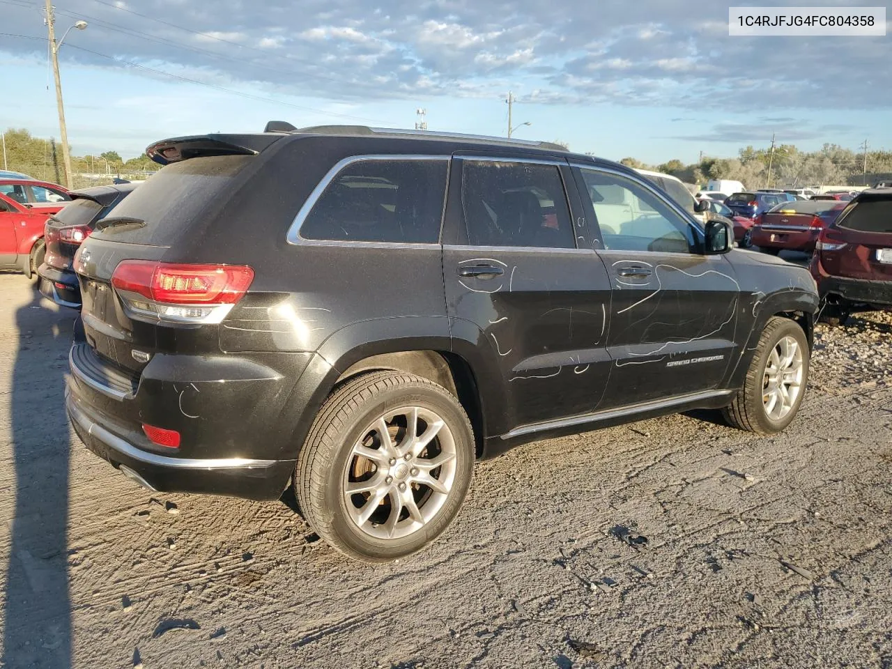 2015 Jeep Grand Cherokee Summit VIN: 1C4RJFJG4FC804358 Lot: 71252304