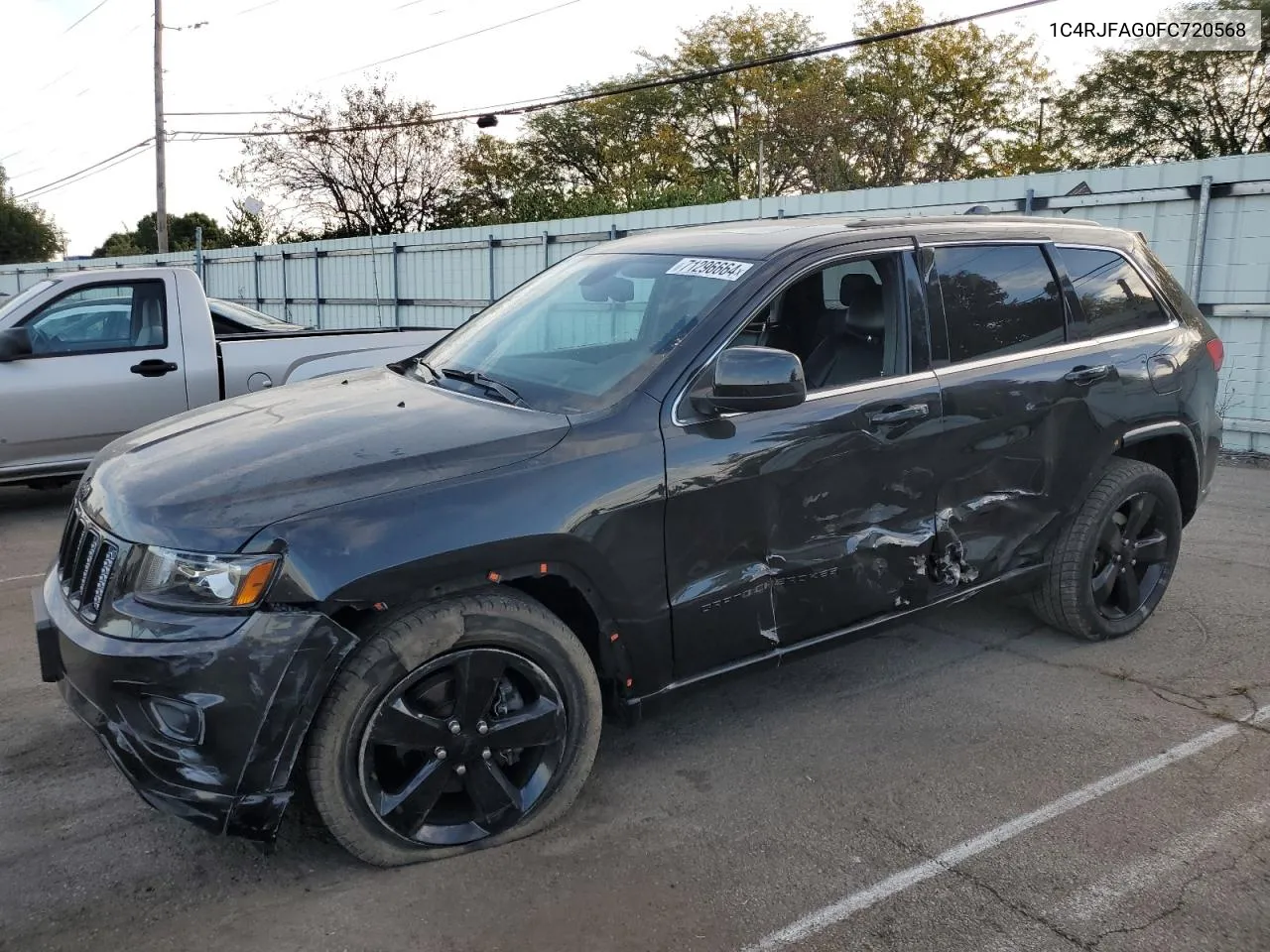 2015 Jeep Grand Cherokee Laredo VIN: 1C4RJFAG0FC720568 Lot: 71296664