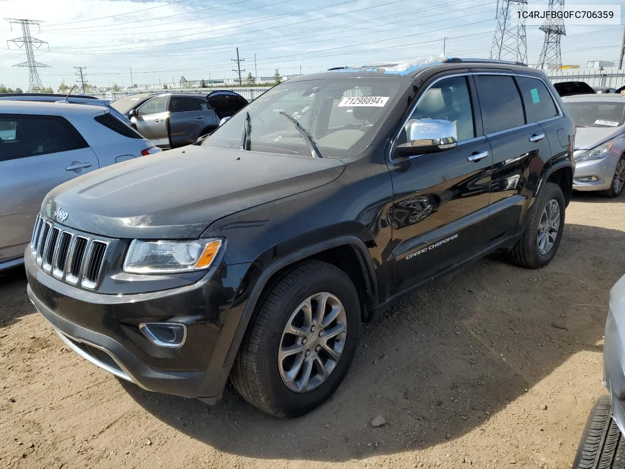 1C4RJFBG0FC706359 2015 Jeep Grand Cherokee Limited