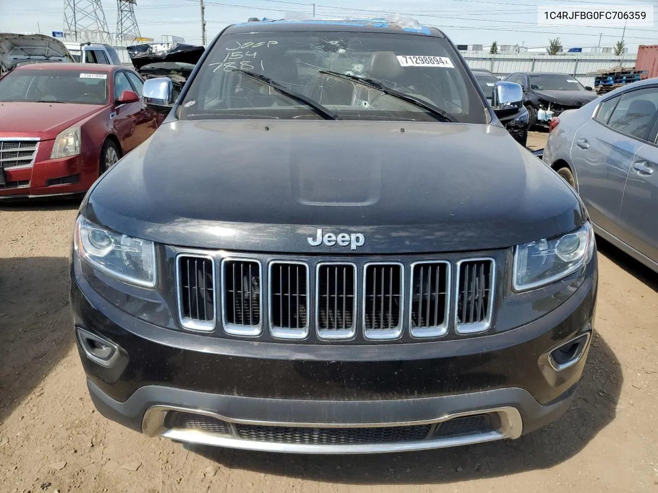 1C4RJFBG0FC706359 2015 Jeep Grand Cherokee Limited