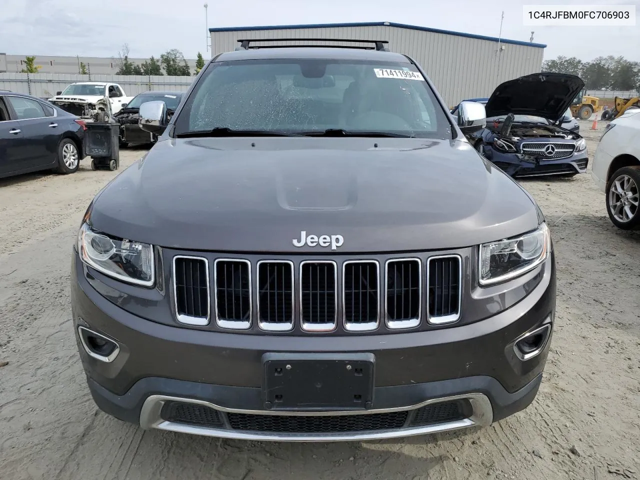 2015 Jeep Grand Cherokee Limited VIN: 1C4RJFBM0FC706903 Lot: 71411994