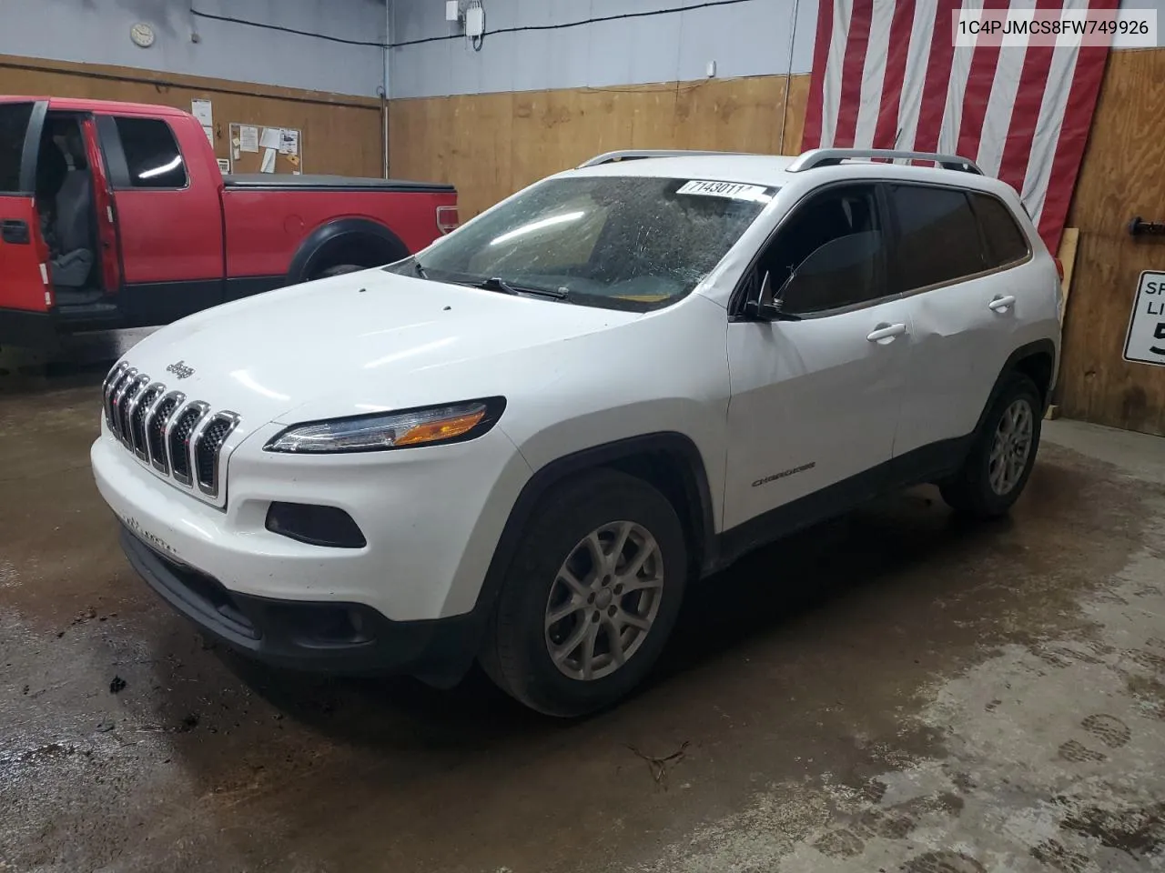 2015 Jeep Cherokee Latitude VIN: 1C4PJMCS8FW749926 Lot: 71430114