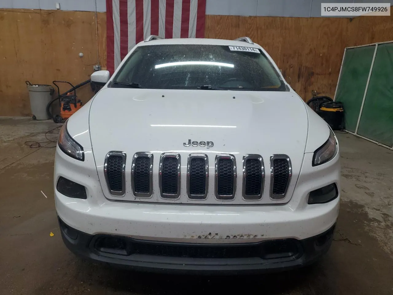 2015 Jeep Cherokee Latitude VIN: 1C4PJMCS8FW749926 Lot: 71430114