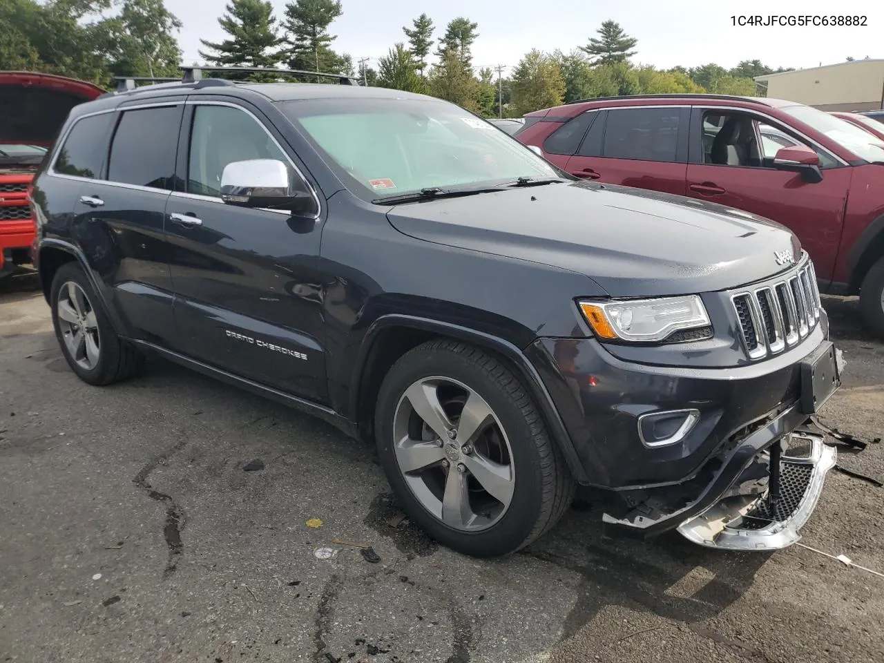 2015 Jeep Grand Cherokee Overland VIN: 1C4RJFCG5FC638882 Lot: 71481294