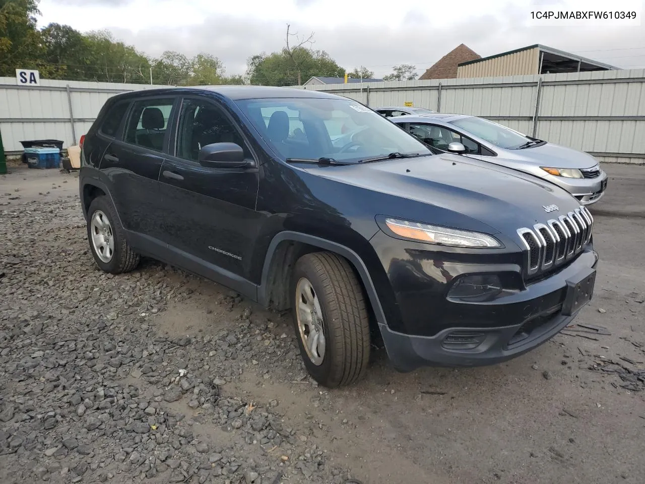 2015 Jeep Cherokee Sport VIN: 1C4PJMABXFW610349 Lot: 71590544