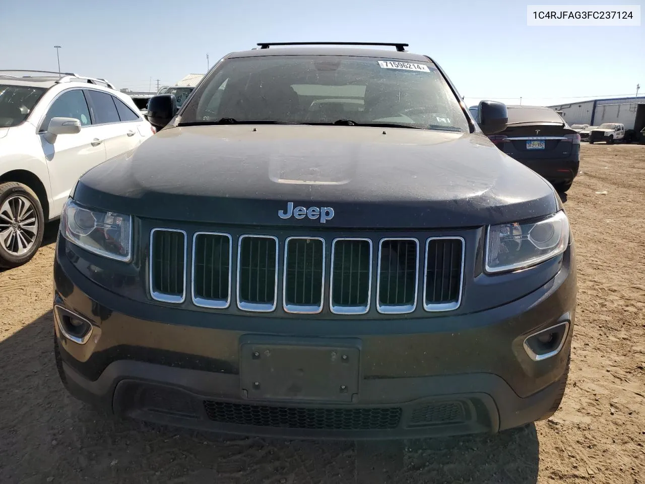 2015 Jeep Grand Cherokee Laredo VIN: 1C4RJFAG3FC237124 Lot: 71596214