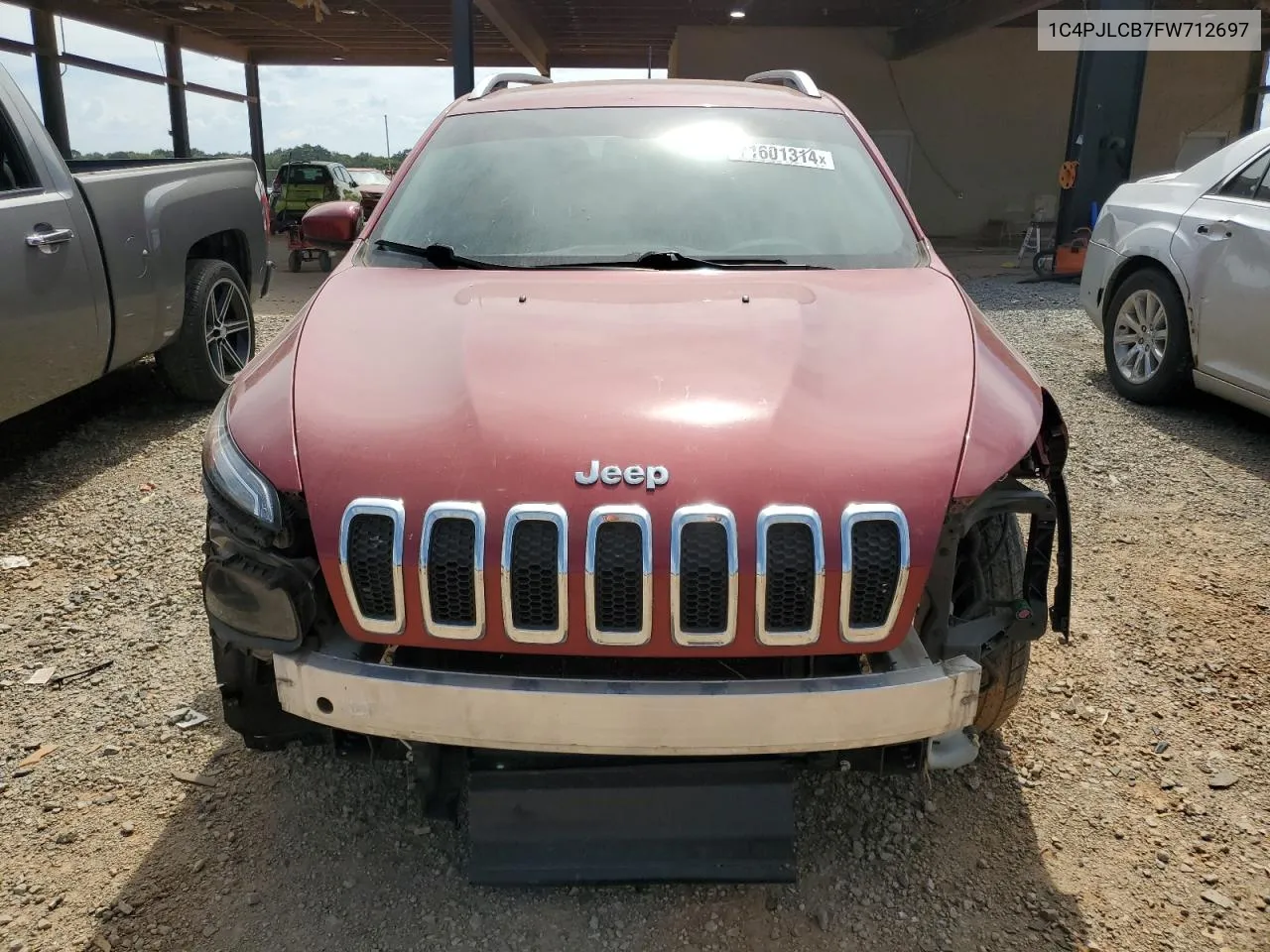 2015 Jeep Cherokee Latitude VIN: 1C4PJLCB7FW712697 Lot: 71601314